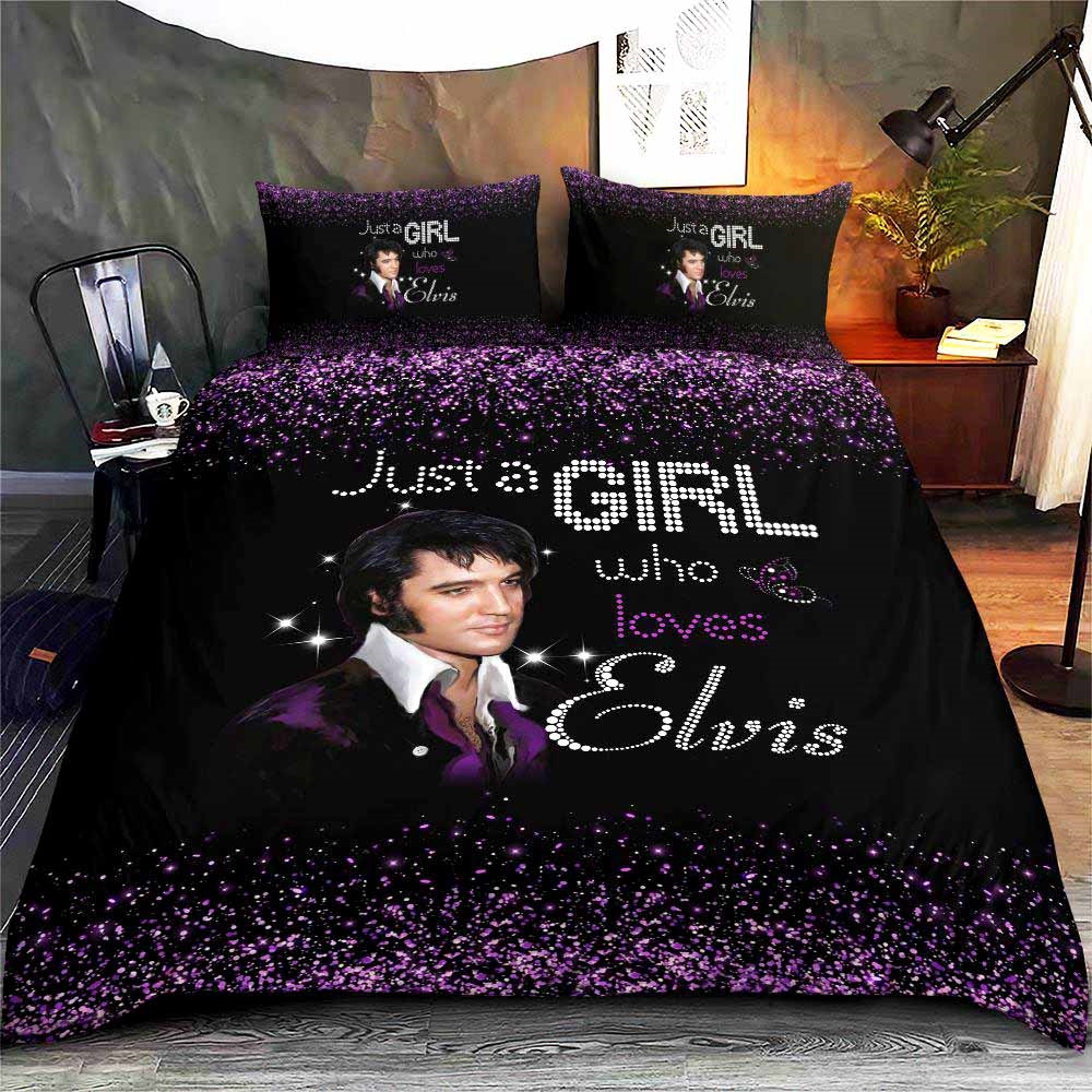 Rock Elvis Presley Quilt Cover Set Bedding Set