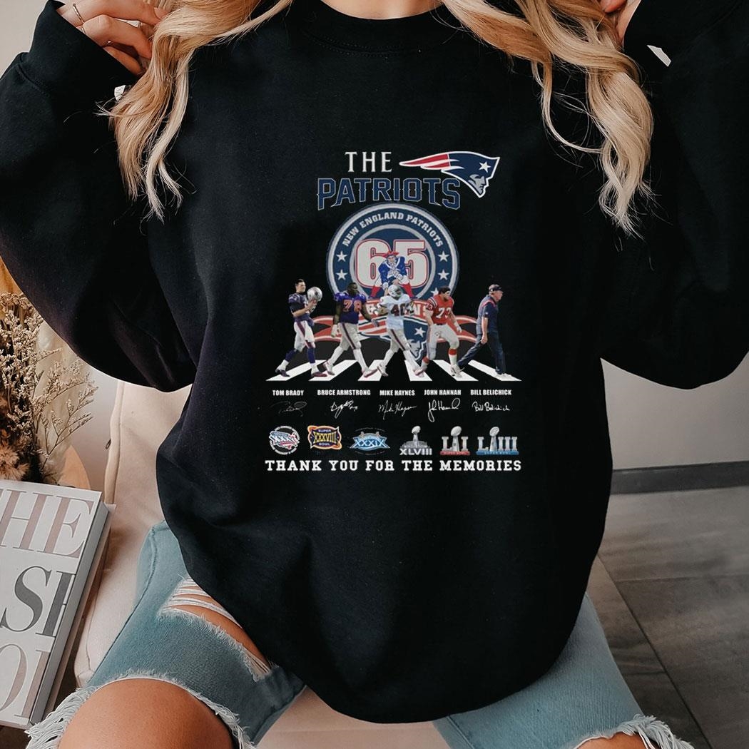 New England Patriots Thank You For 65 Years The Legends Shirt