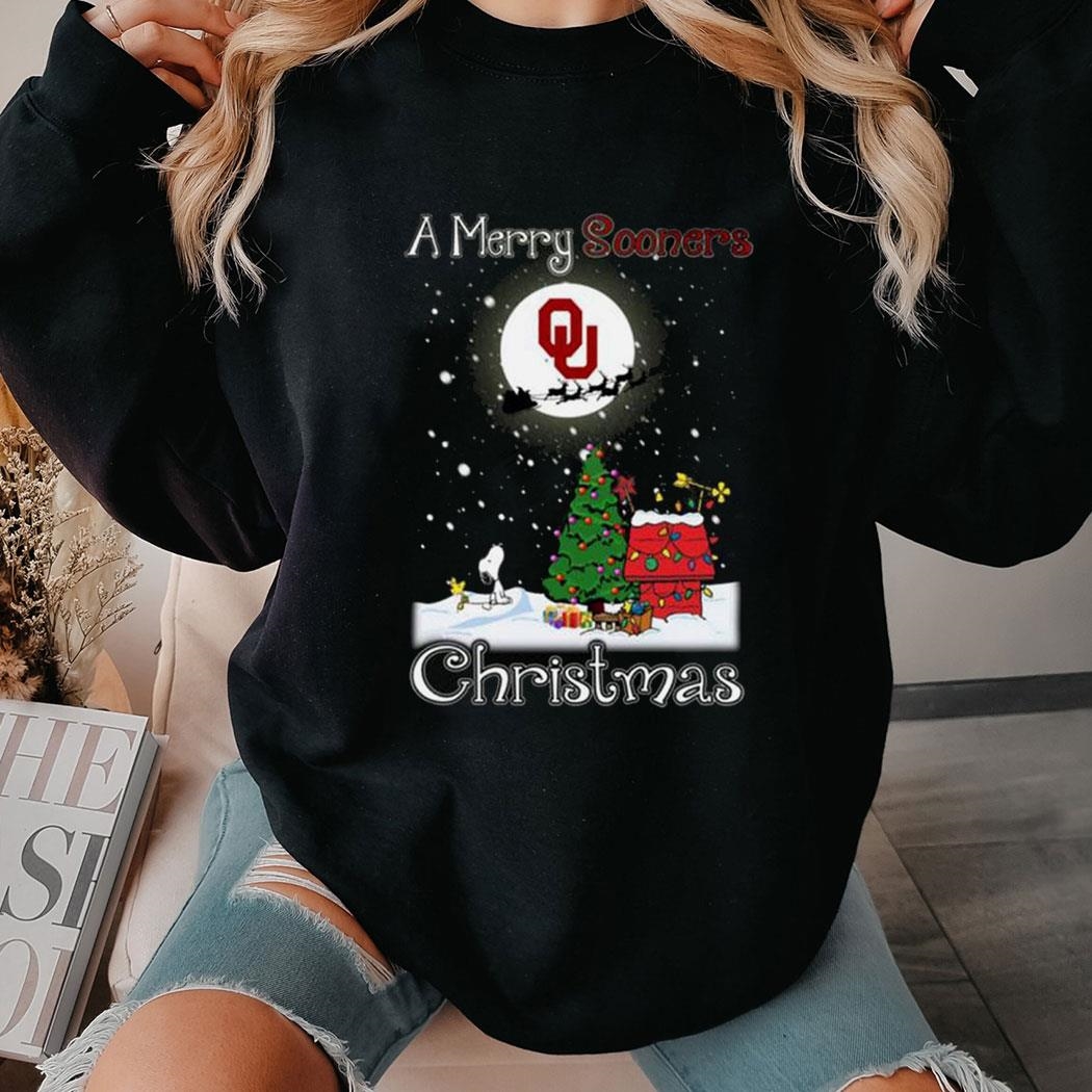 Ohio State Buckeyes Snoopy Merry Christmas Shirt