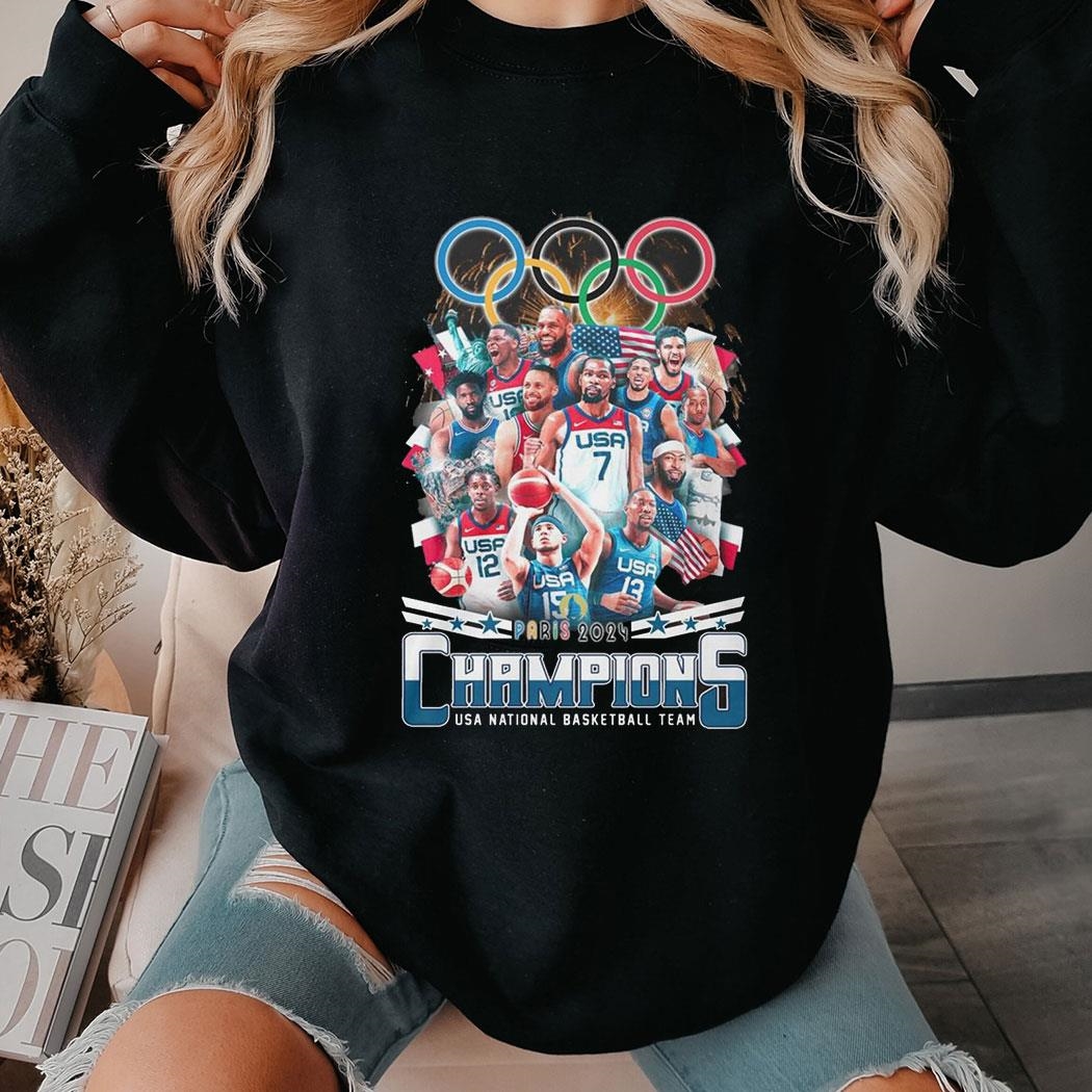 Paris 2024 Olympic Games Champions Usa Best Nation Shirt