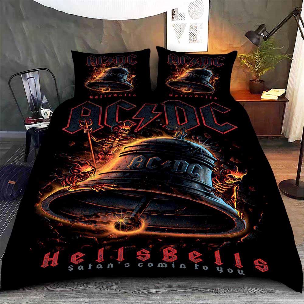 Acdc Highway To Hell Cover Classic Queen Bedding Set