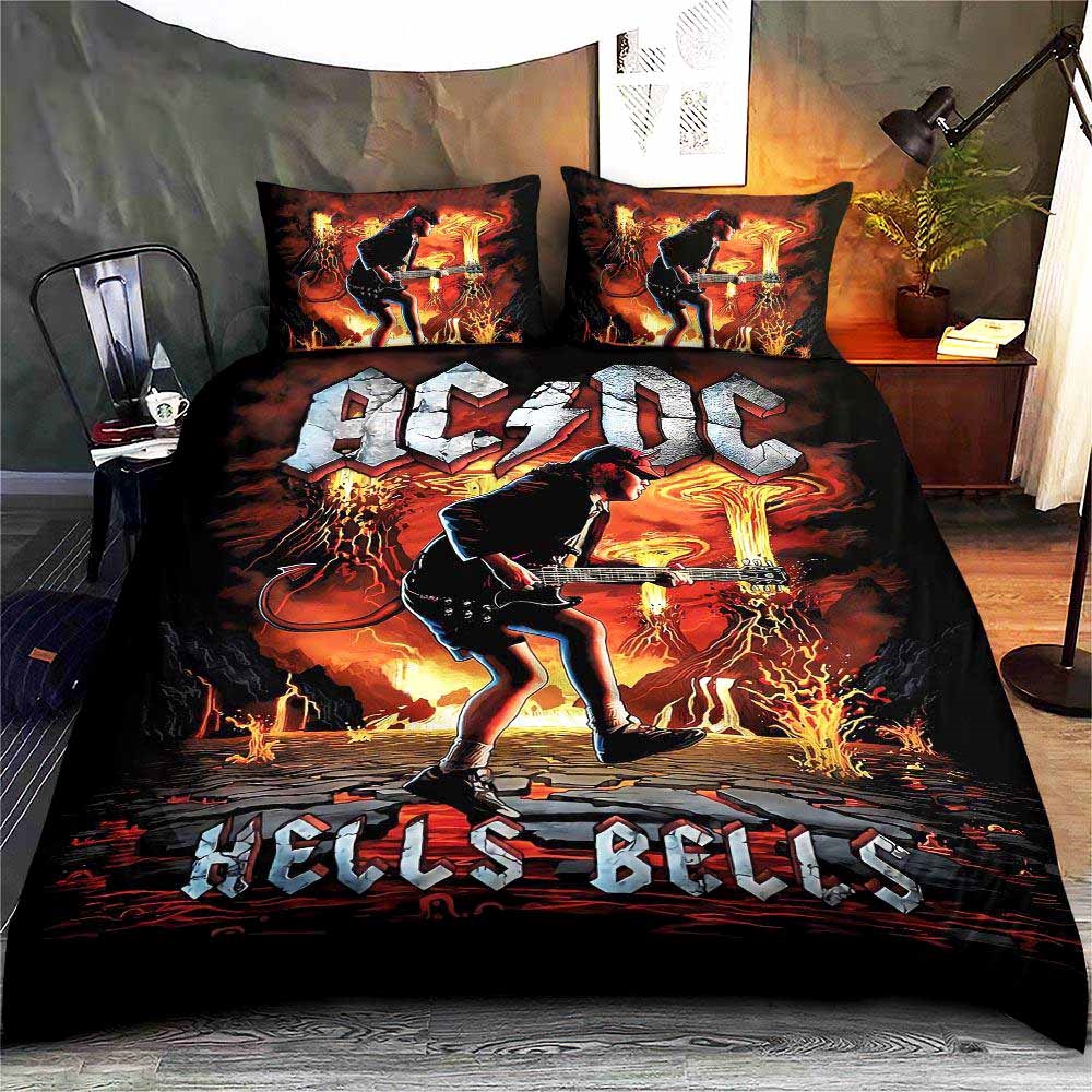 Acdc Rock Music Bedding Set