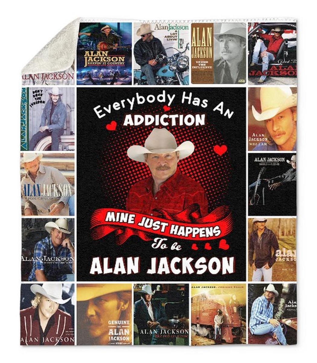 Alan Jackson The Last Dance Last Call Quilt Fleece Blanket