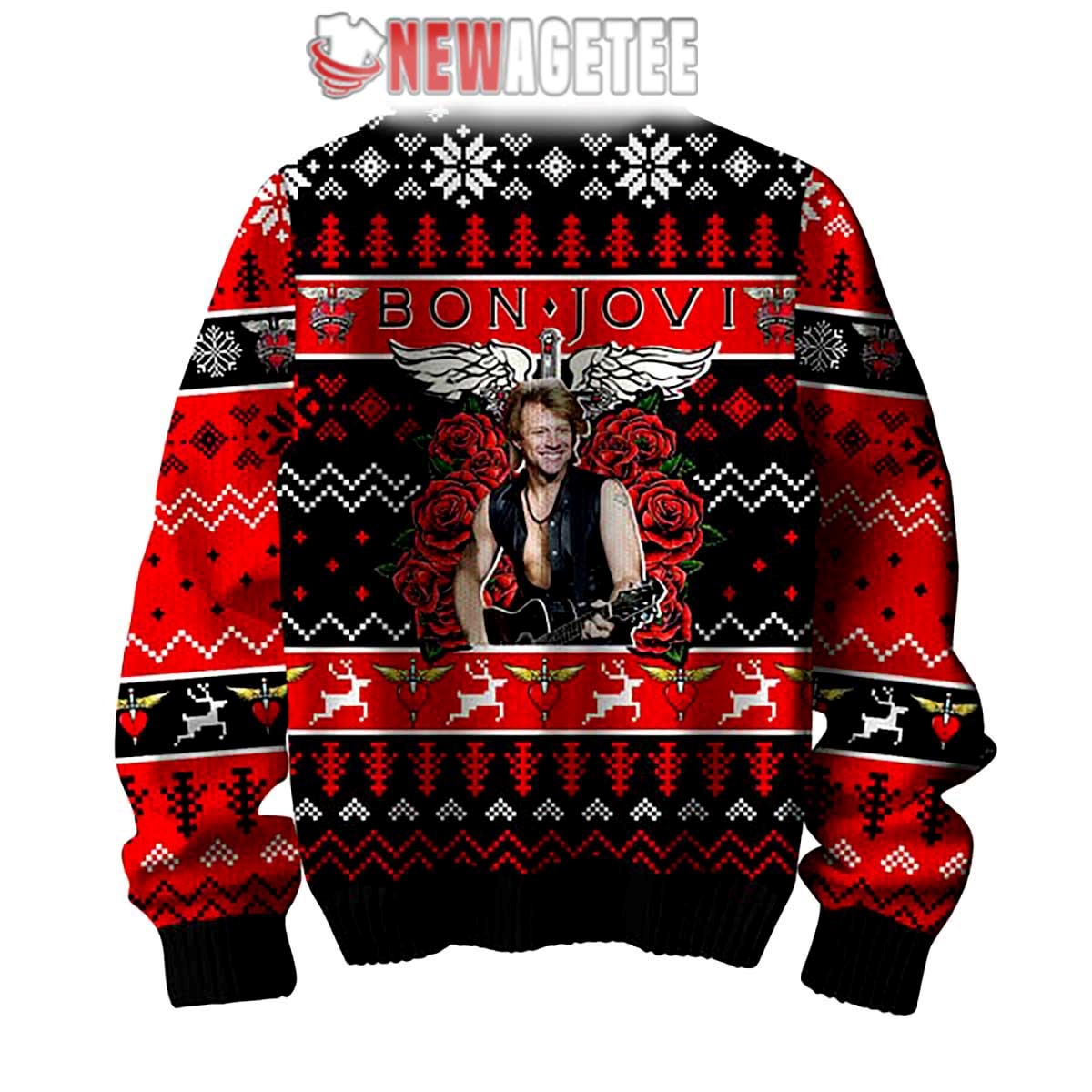 Bob Dylan Side Tracks Ugly Christmas Sweater