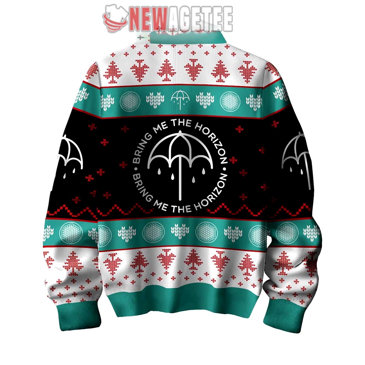 Bring Me The Horizon Logo Rock Band Ugly Christmas Sweater