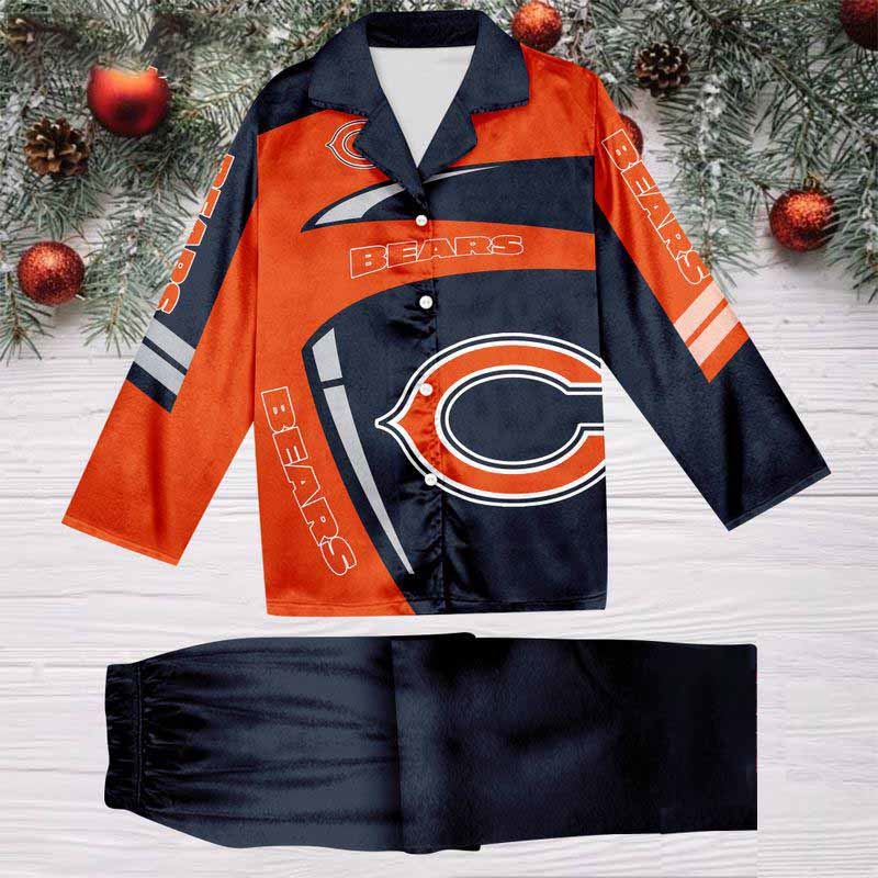 Cincinnati Bengals Special Football Team Nfl Holiday Winter Satin Pajamas Set