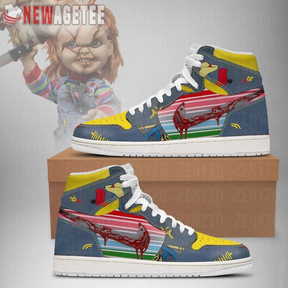 Chucky Child Play Wanna Play Air Jordan 1 Sneaker