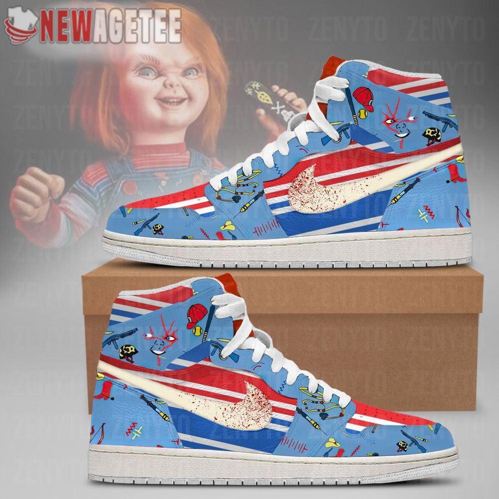 Chucky Horror Movie Cosplay Air Jordan 1 Sneaker