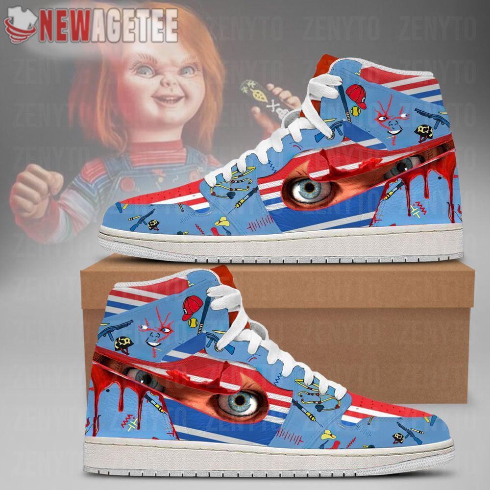 Chucky Horror Movie Costume Air Jordan 1 Sneaker