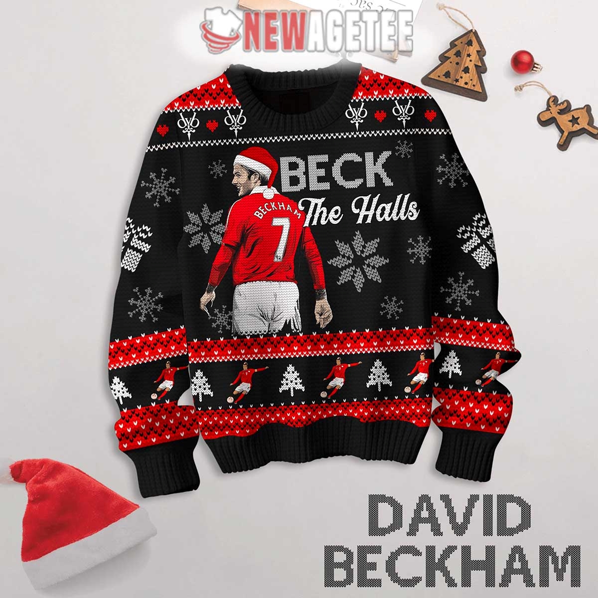 David Bowie We Can Be Heroes Ugly Christmas Sweater