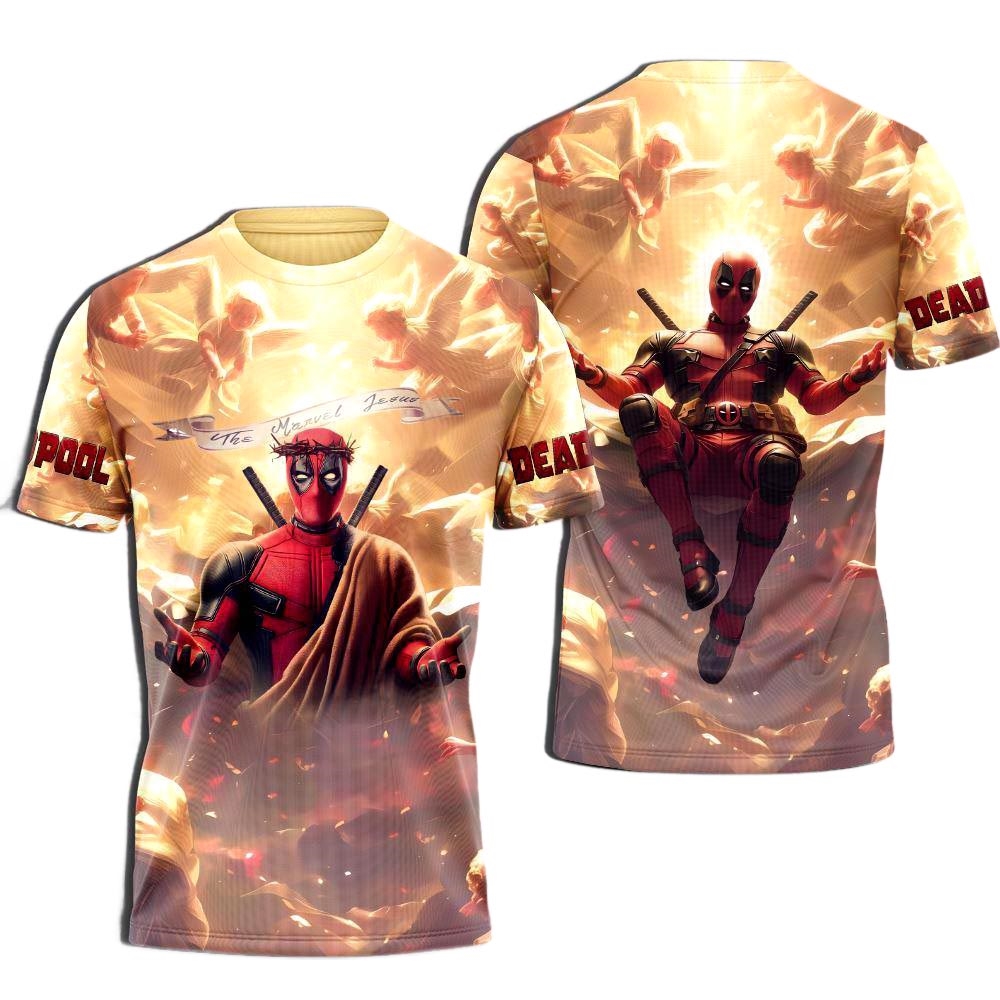 Funny Deadpool 3 Movie Tee Deadpool Aop Shirt