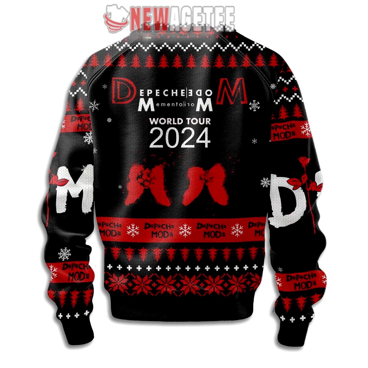 Disturbed Band Red Hell Ugly Christmas Sweater