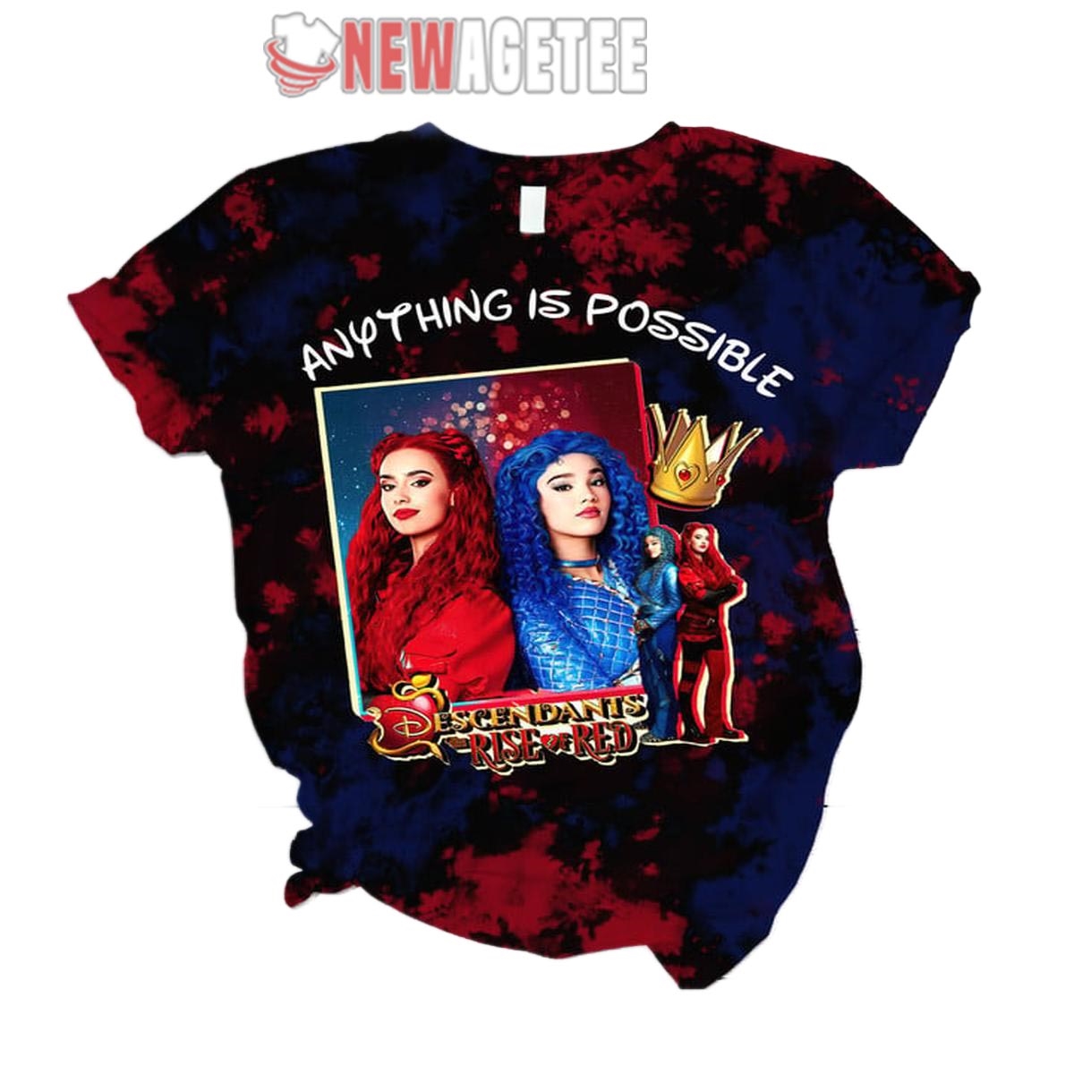 Descendants The Rise Of Red Aint Feel It Yet Soft Fuzzy Pajamas Set