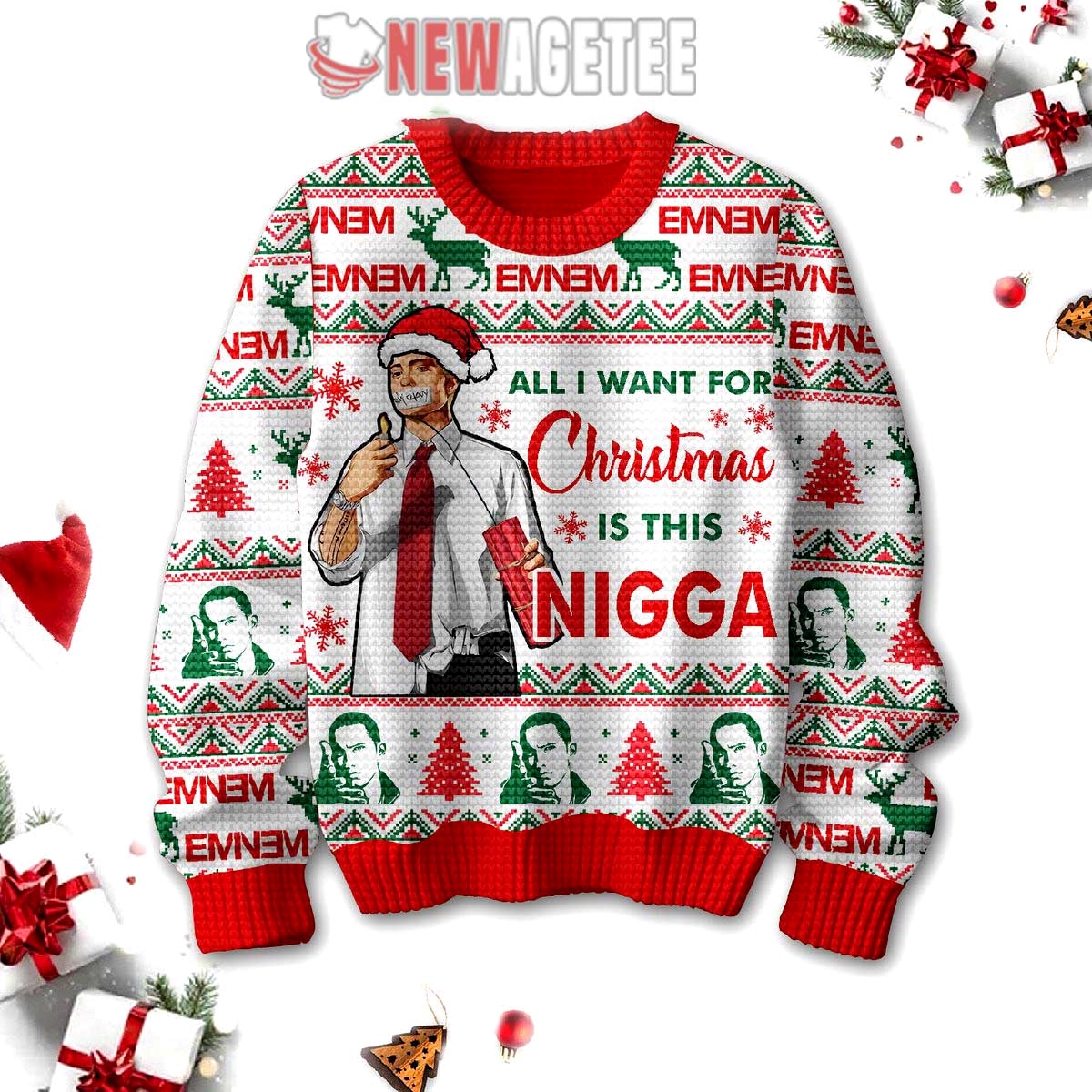 Dwayne Johnson The Rock Is All I Want For Christmas Ugly Sweater