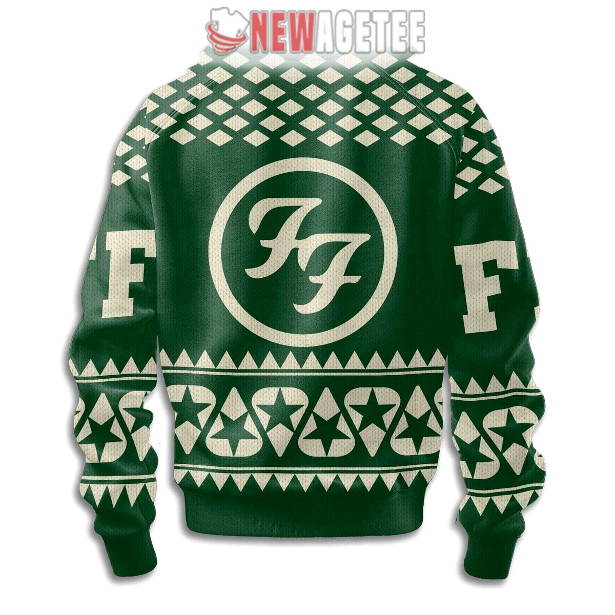 Foo Fighters Ride Like Lighting Crash Like Thunder Ugly Christmas Sweater