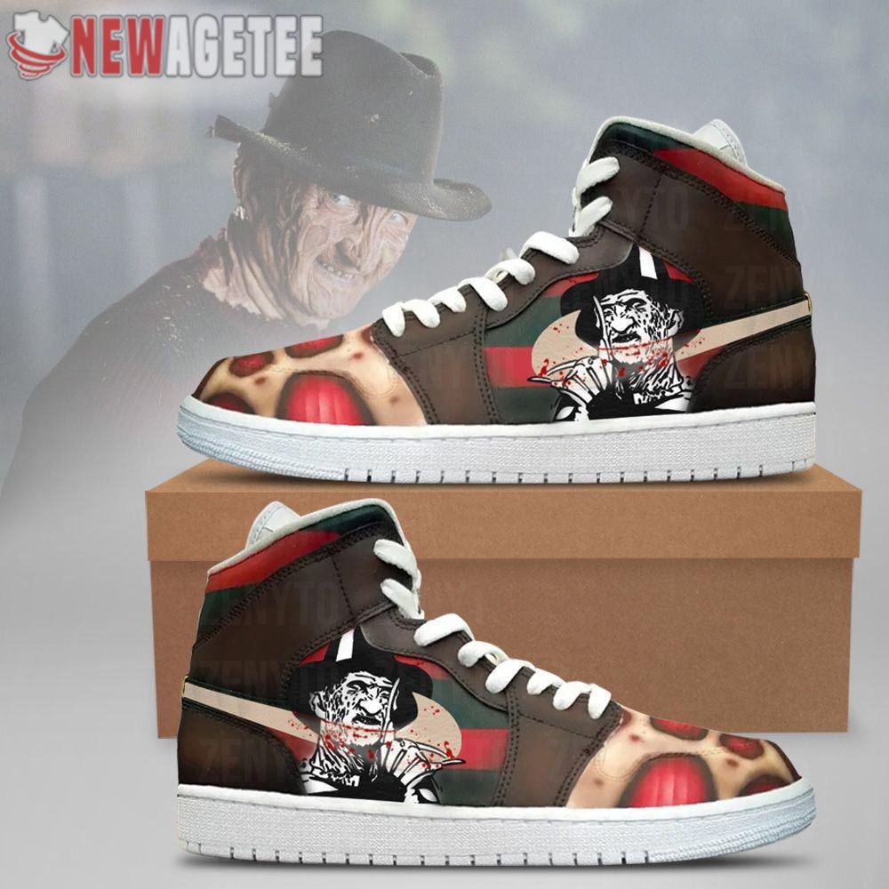 Freddy Krueger Style Air Jordan 1 Sneaker