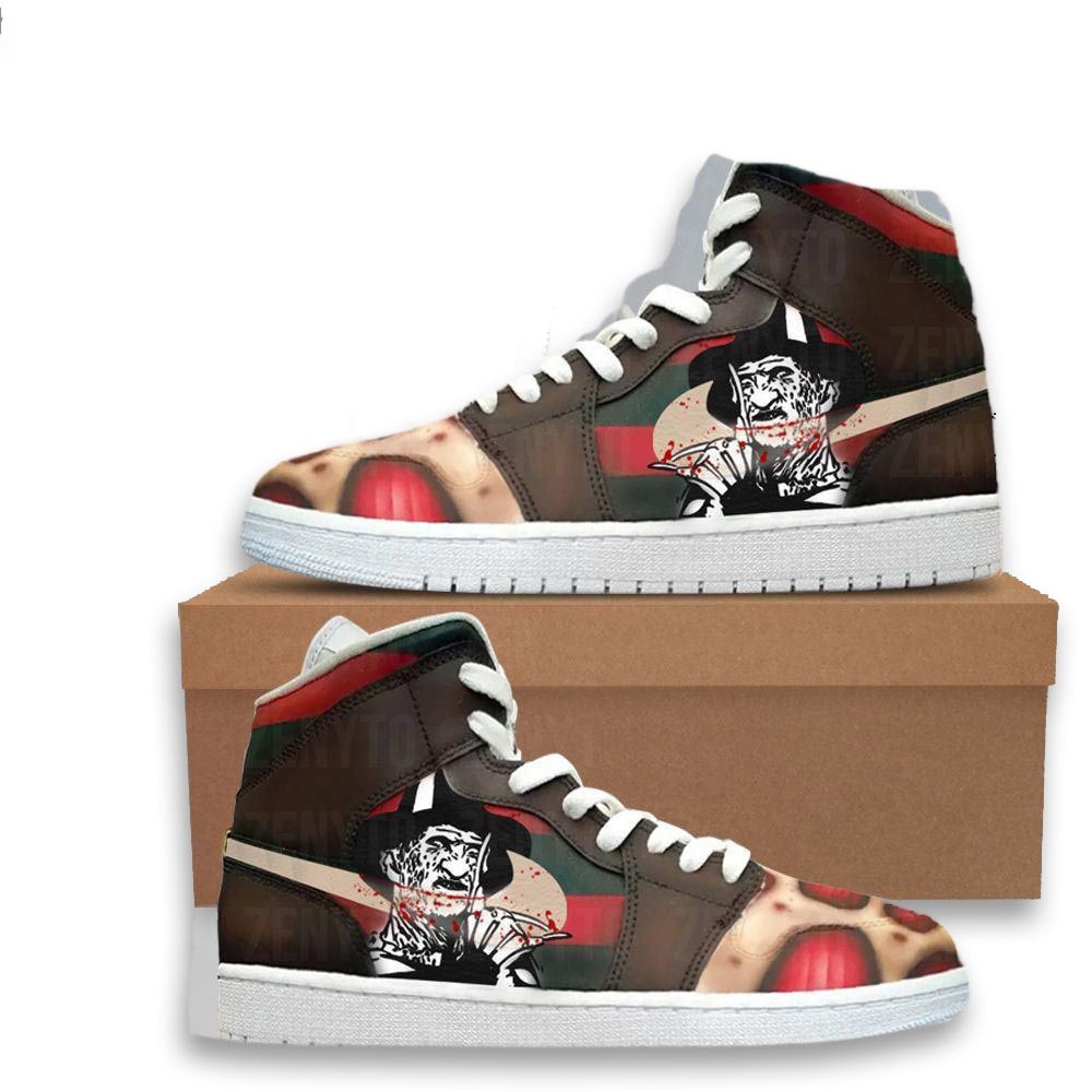 Freddy Krueger Style Air Jordan 1 Sneaker