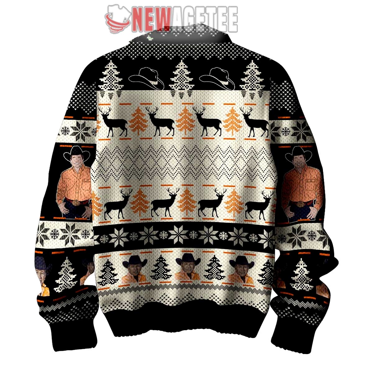 Ghost Rock Band Popestar Ugly Christmas Sweater