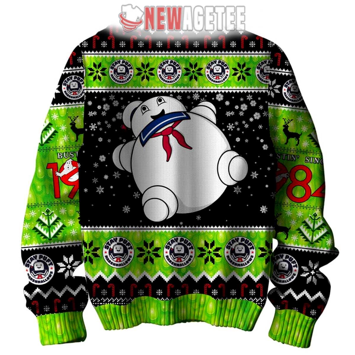 Ghost Rock Band Popestar Ugly Christmas Sweater