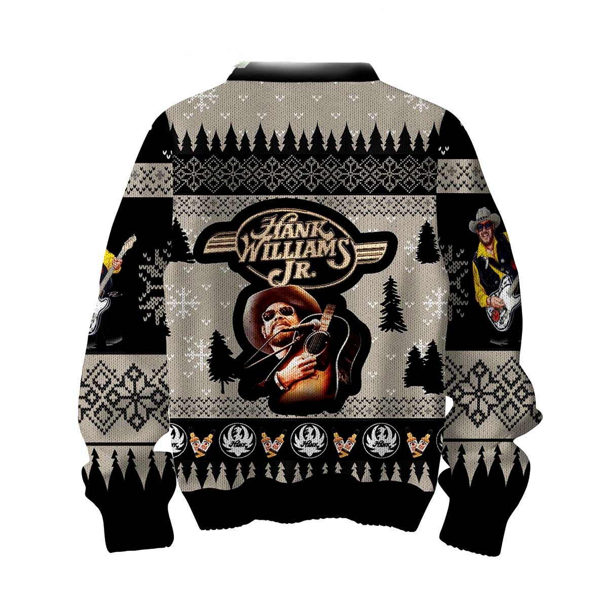 Hank Williams Jr A Country Boy Can Survive Ugly Christmas Sweater