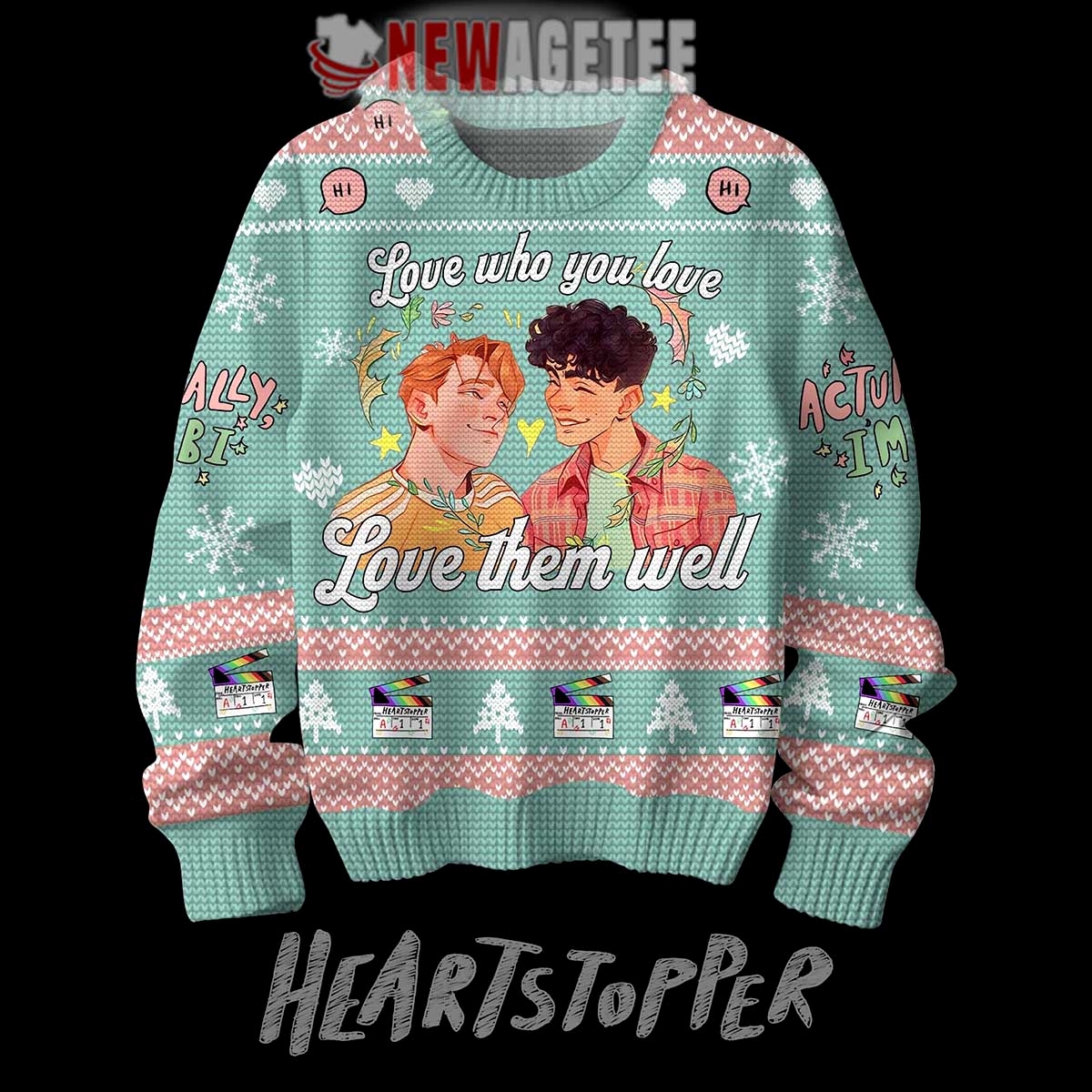 I Love Lucy 72th Anniversary Ugly Christmas Sweater