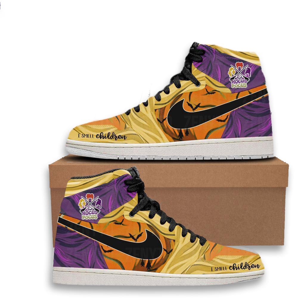 Hocus Pocus I Smell Children Air Jordan 1 Sneaker