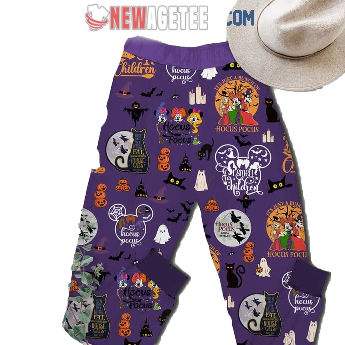 Hocus Pocus Never Too Old For Hocus Pocus Soft Fuzzy Pajamas Set