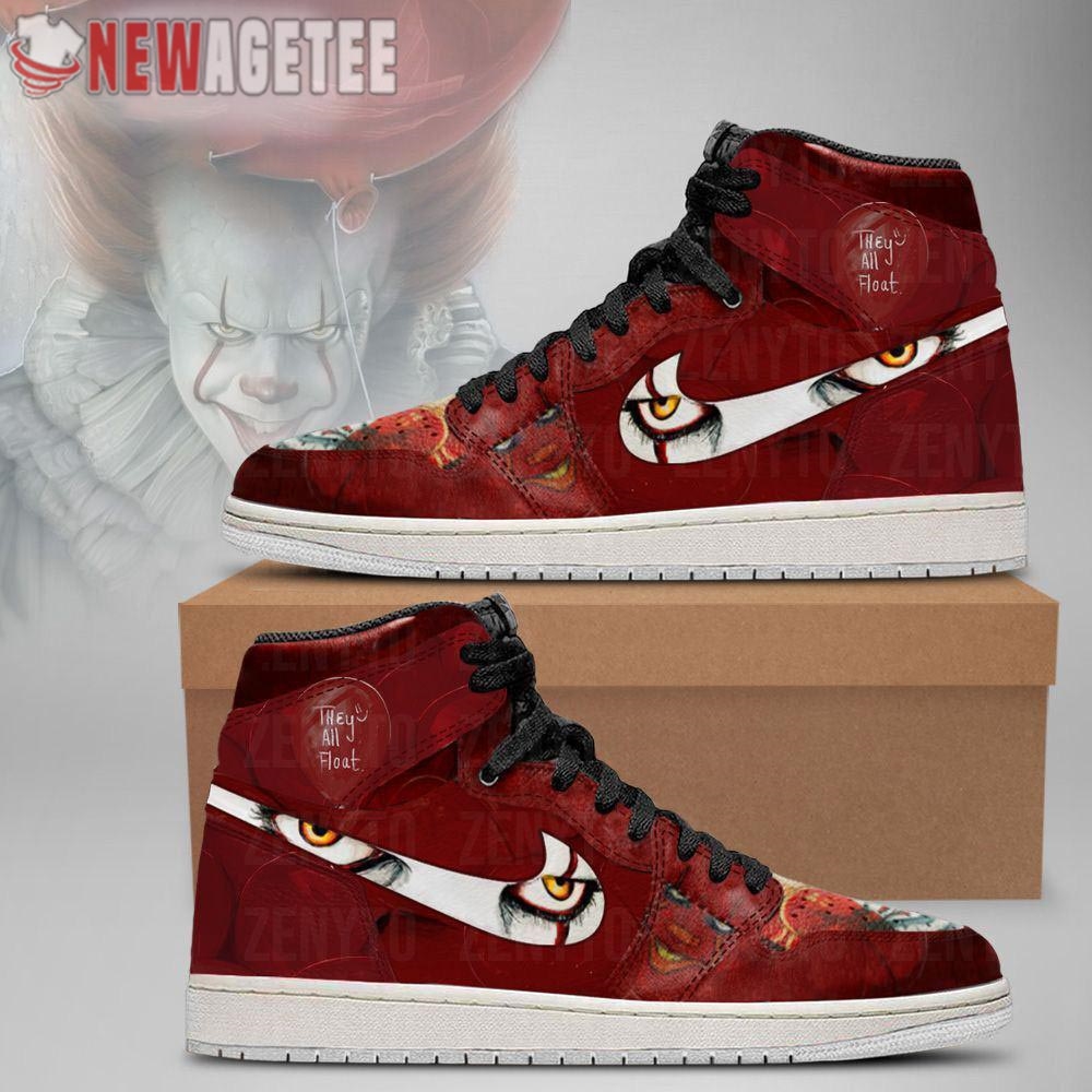 It Pennywise They All Float Air Jordan 1 Sneaker