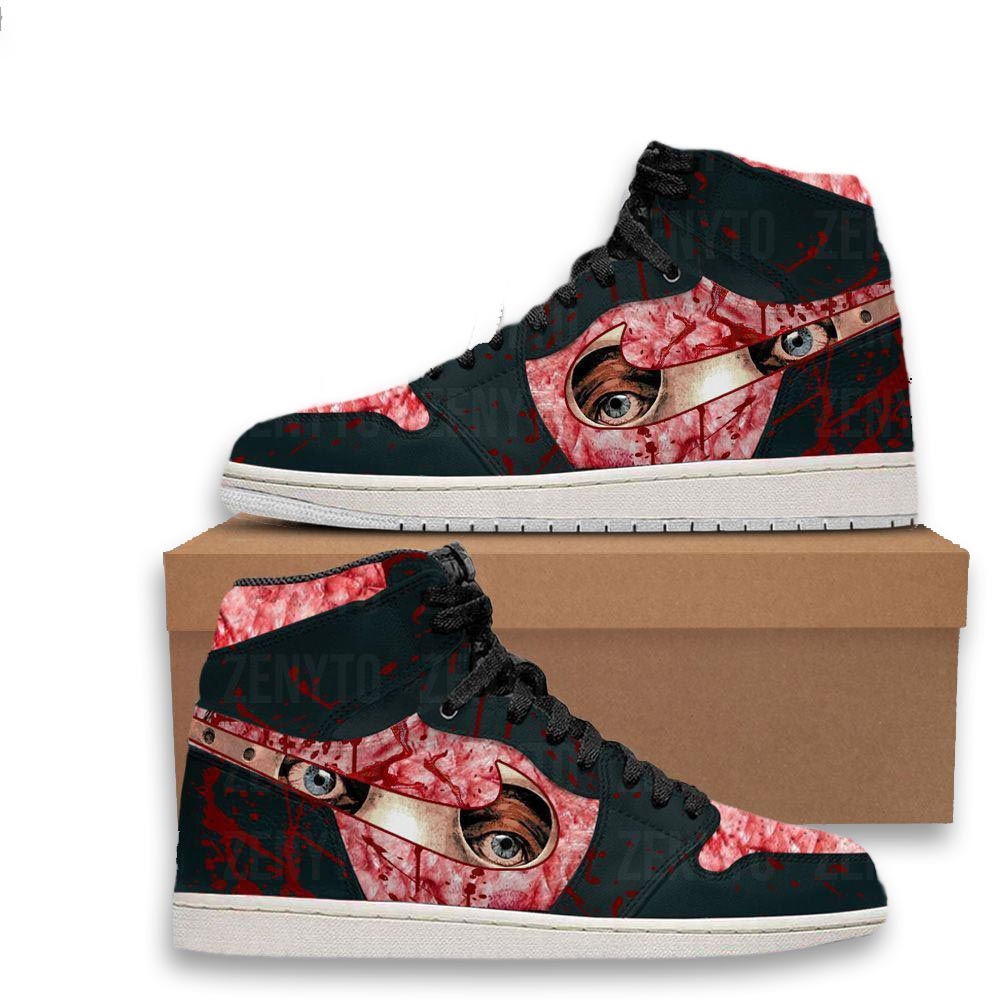 Jason Voorhees Eyes Air Jordan 1 Sneaker