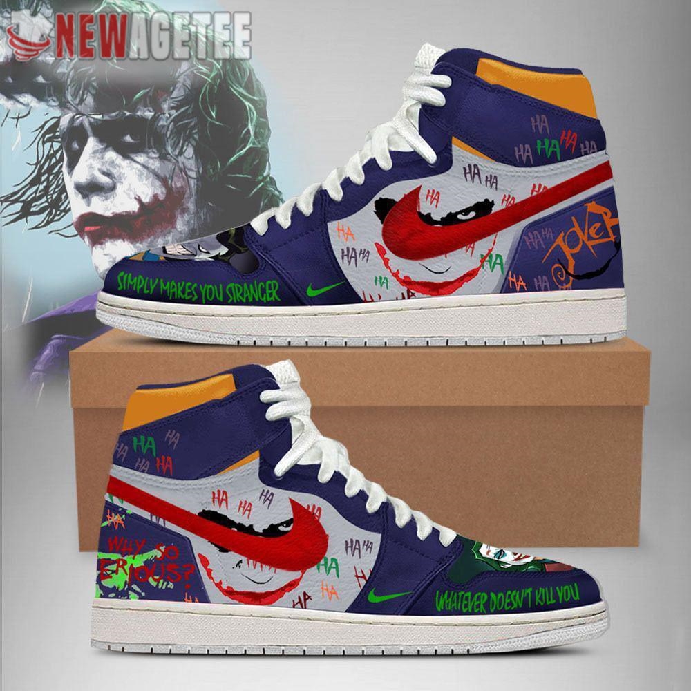 Joker You Get What You Fucking Deserve Air Jordan 1 Sneaker