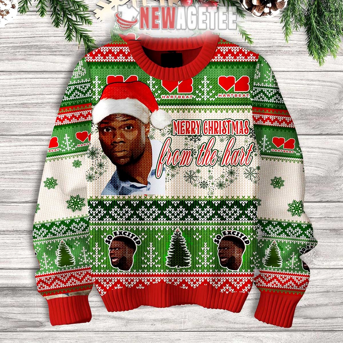 Kendrick Lamar On Donder And Blitzen Ugly Christmas Sweater