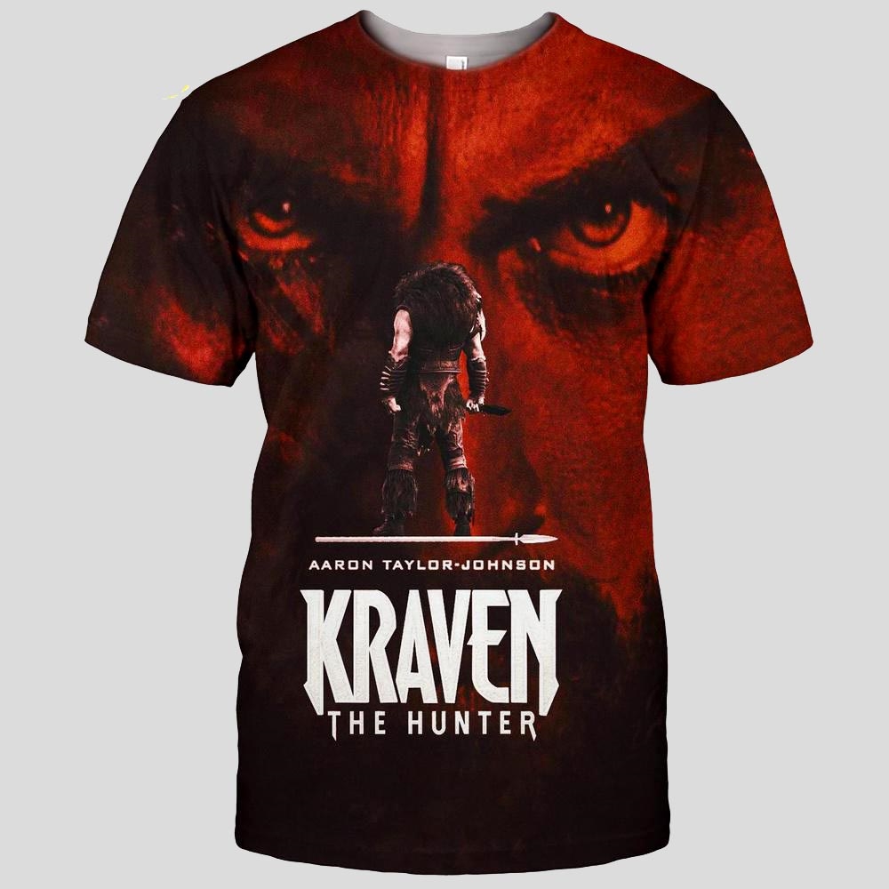 Kraven The Hunter Movie Aop T-shirt