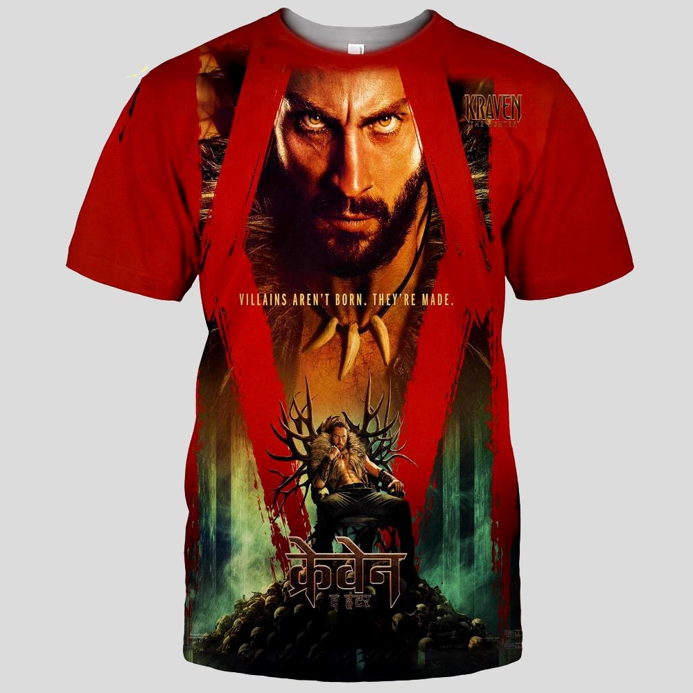 Kraven The Hunter Poster 2024 Art Aop T-shirt