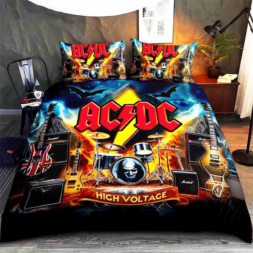 Kiss Rock Band Music 3d Duvet Cover Bedding Set