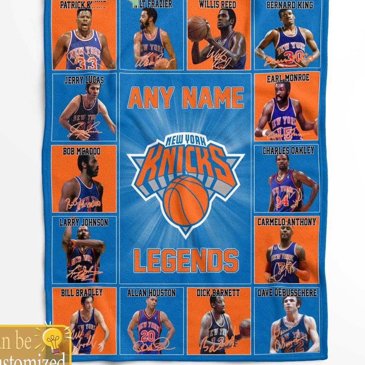 New York Giants 100th Anniversary 1925 2025 Quilt Fleece Blanket