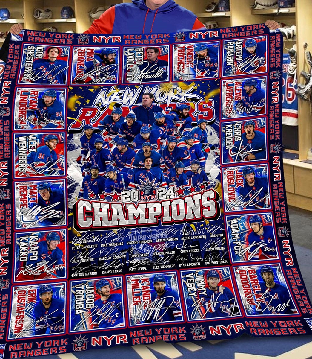 New York Knicks Legends 2024 Team Personalized Quilt Fleece Blanket