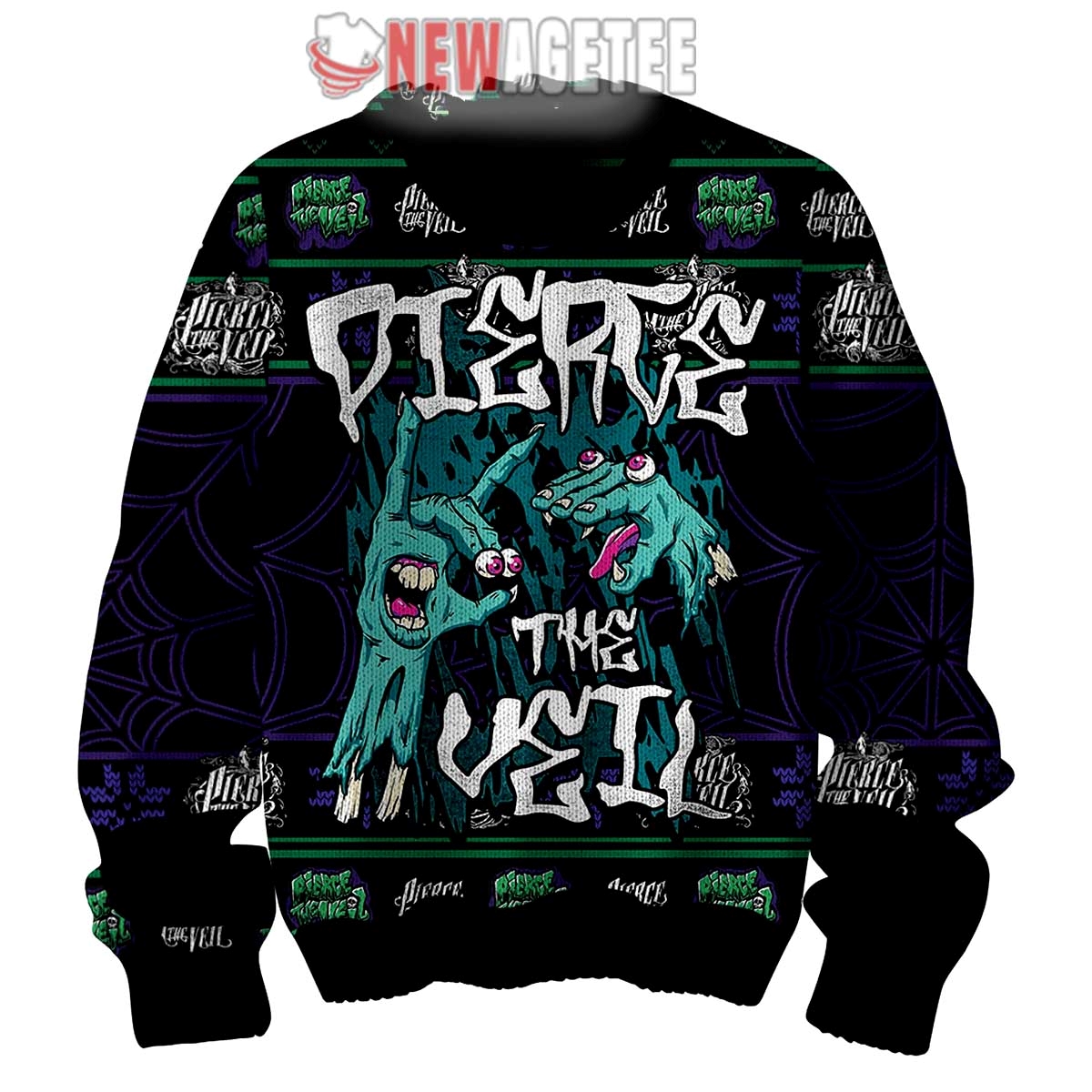 Pierce The Veil Rock Fan Ugly Christmas Sweater