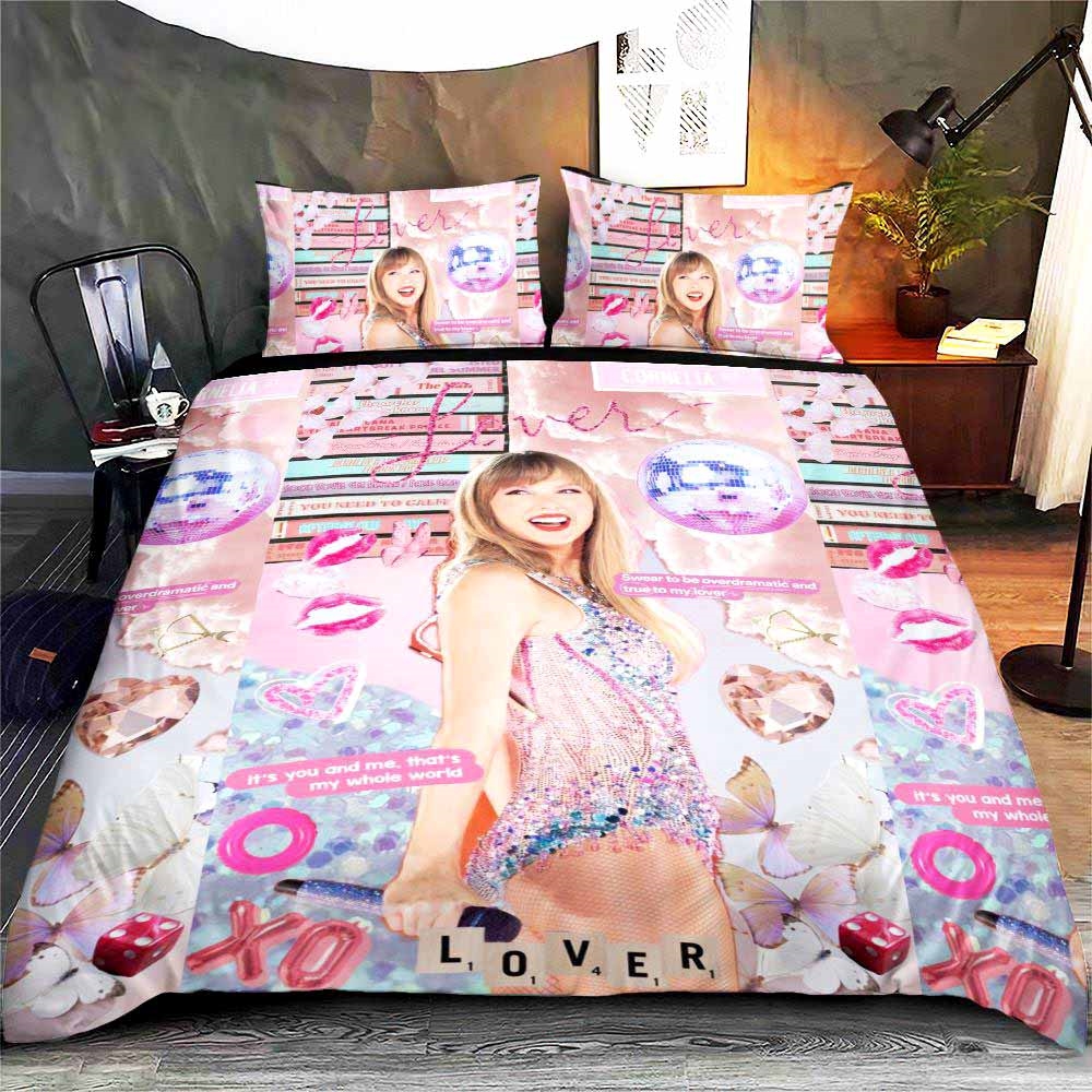 Taylor Swift Duvet Cover And Pillow Case Bedding Set