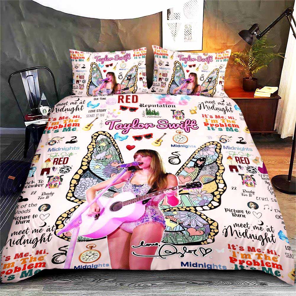 Taylor Swift The Eras Tour Swiftie Taylors Version Bedding Set