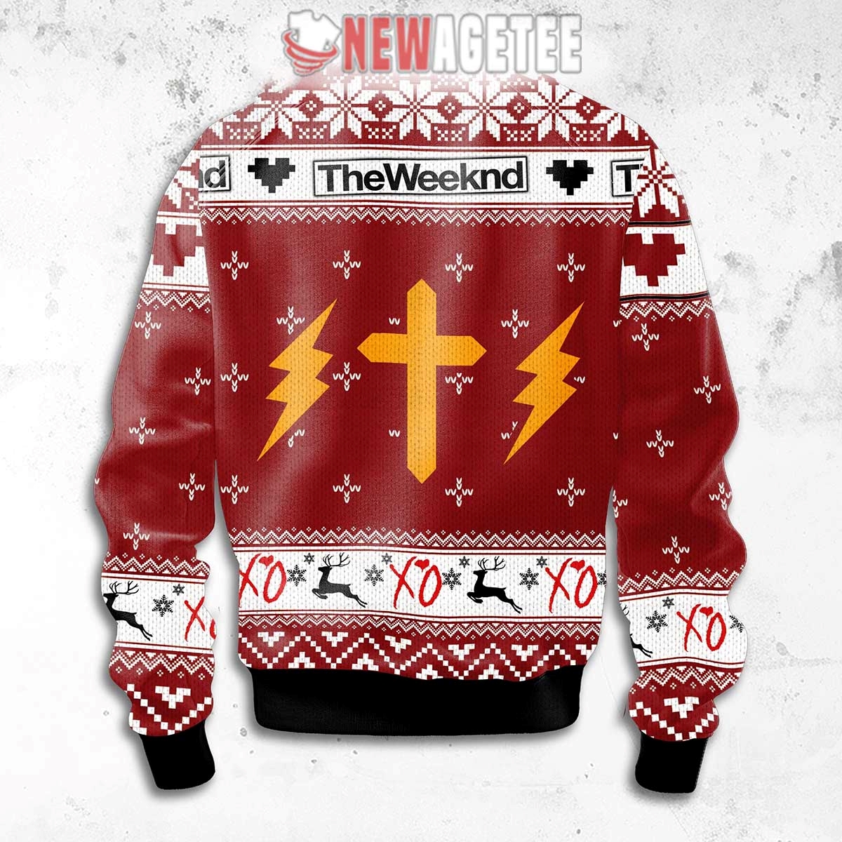 The Weeknd Xotwod Ugly Christmas Sweater