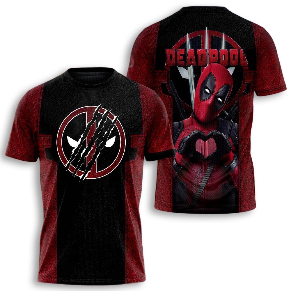 The X-booty Era Funny Deadpool X Wolverine Aop Shirt