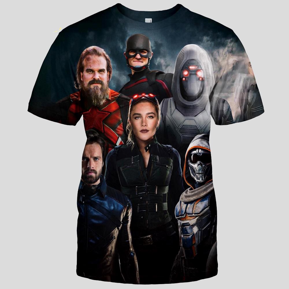 Thunderbolts 2025 Movie Marvel Aop T-shirt