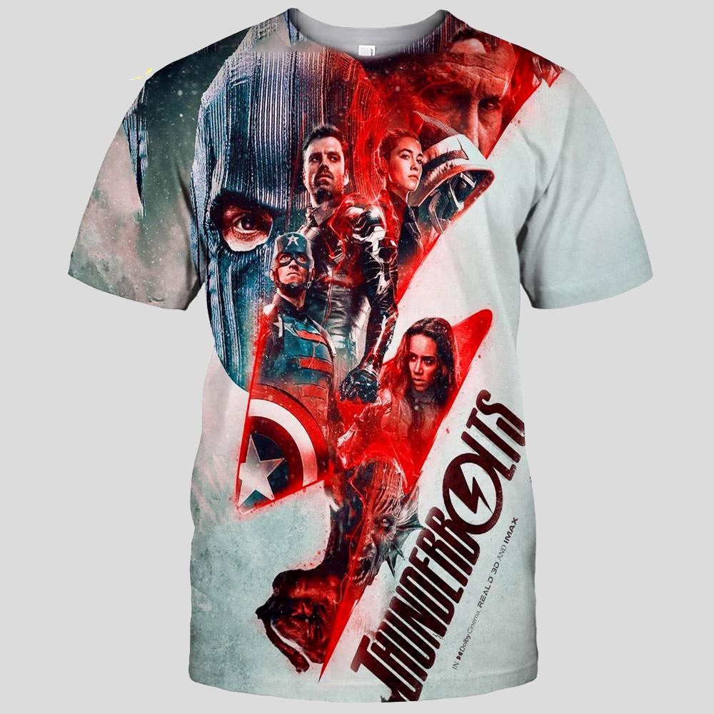 Thunderbolts 2025 Movie Poster Aop T-shirt