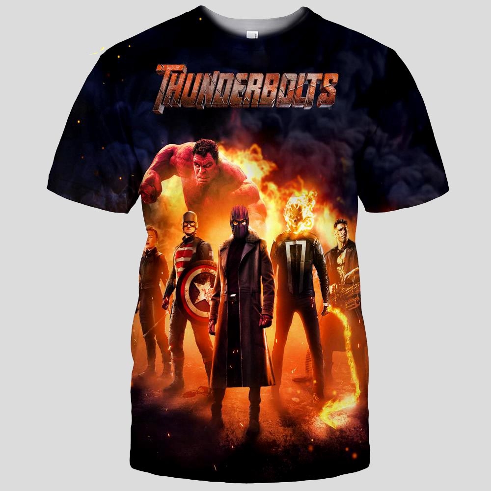 Thunderbolts Movie 2025 Poster Aop T-shirt