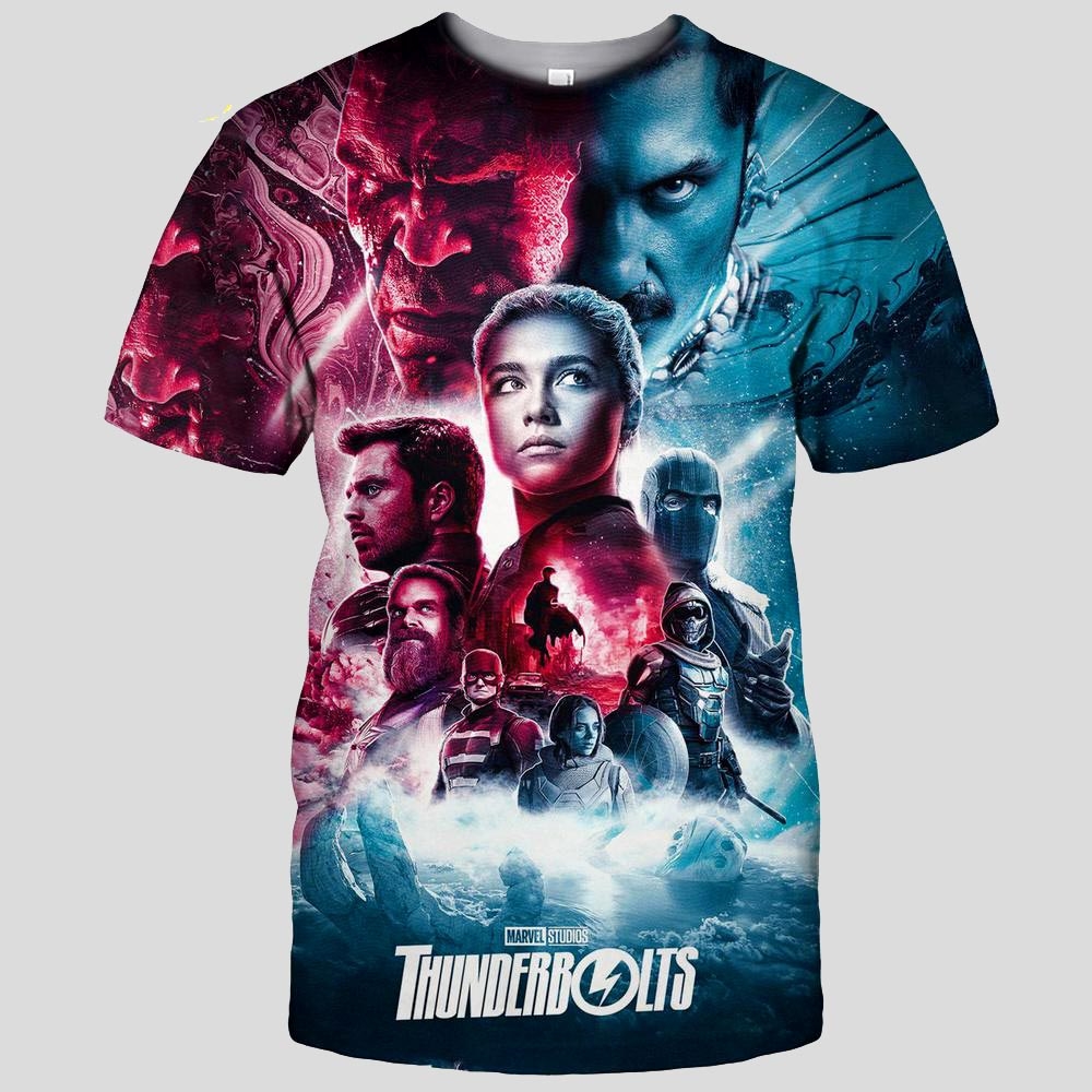 Thunderbolts Poster Movie 2025 Aop T-shirt