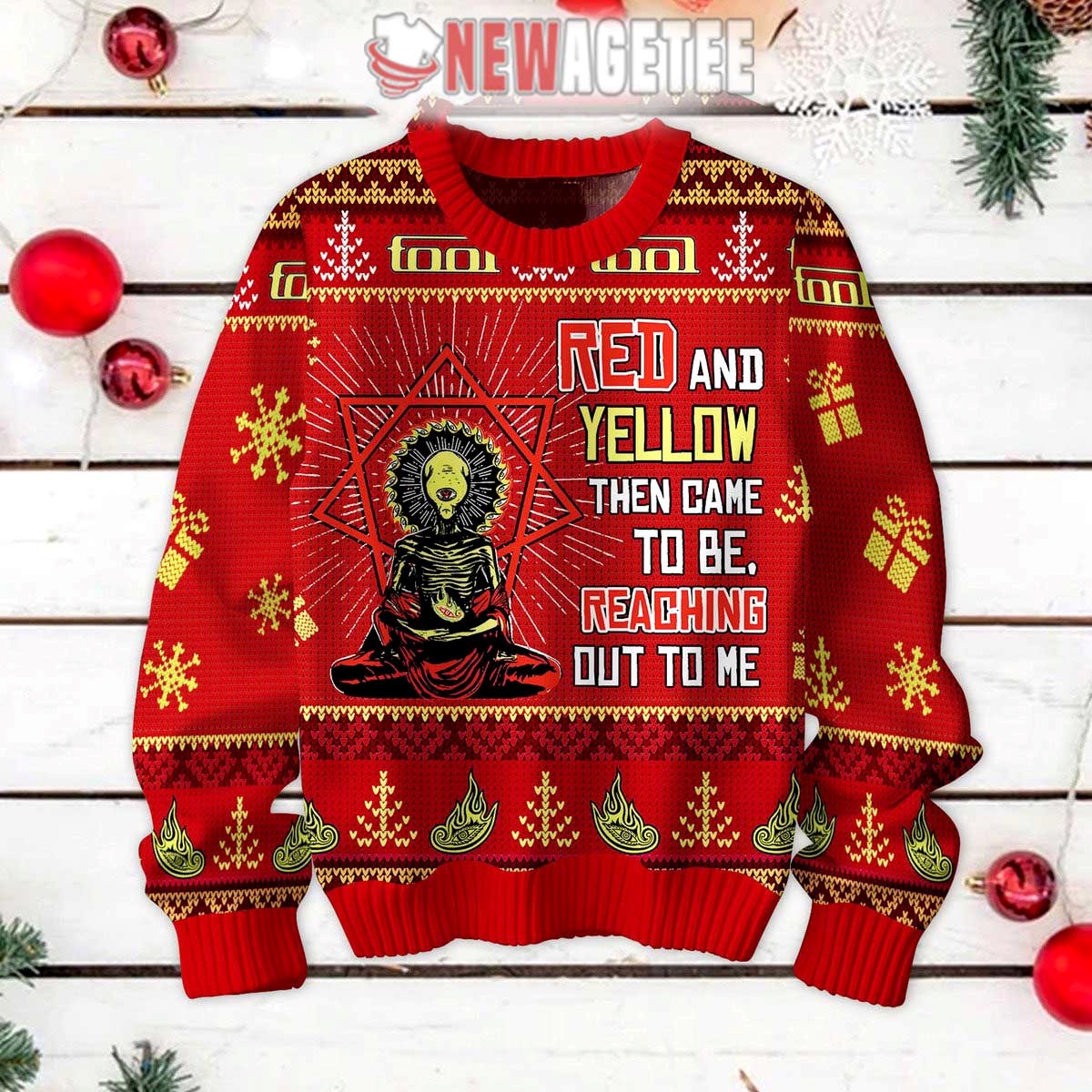 Tool Band Rock Happy Holiday Ugly Christmas Sweater