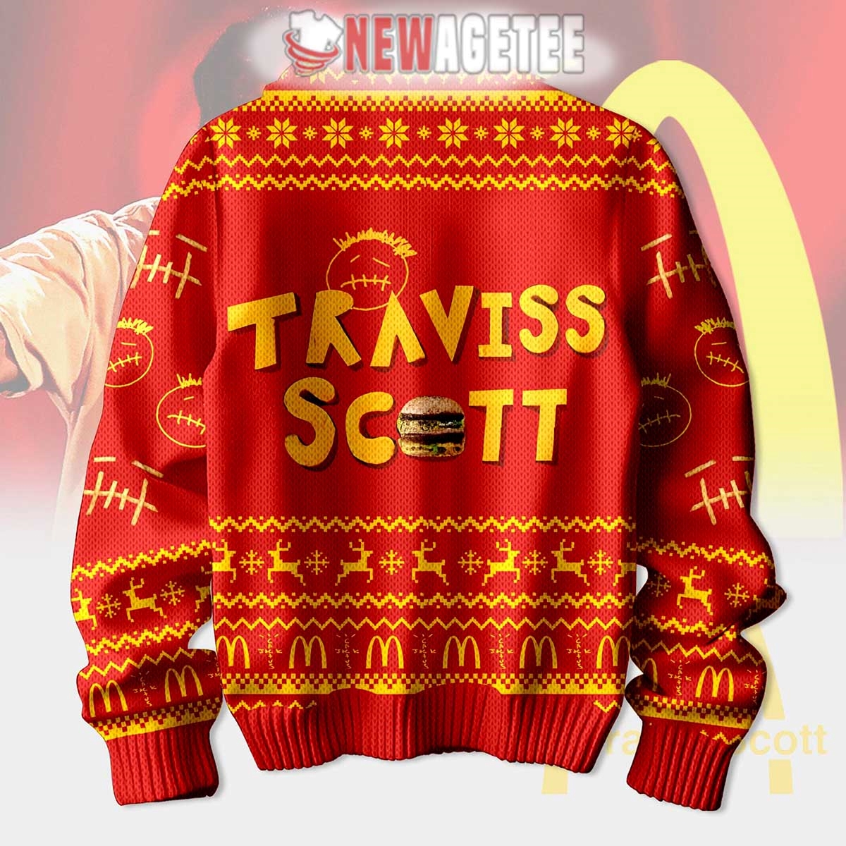 Travis Scott Tell Em Jack Sent You Ugly Christmas Sweater