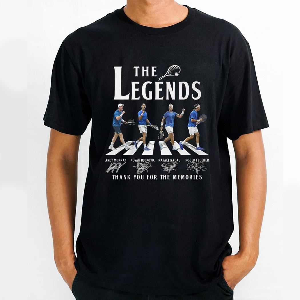 Rafael Nadal Andy Murry Roger Federer The End Of An Era Shirt