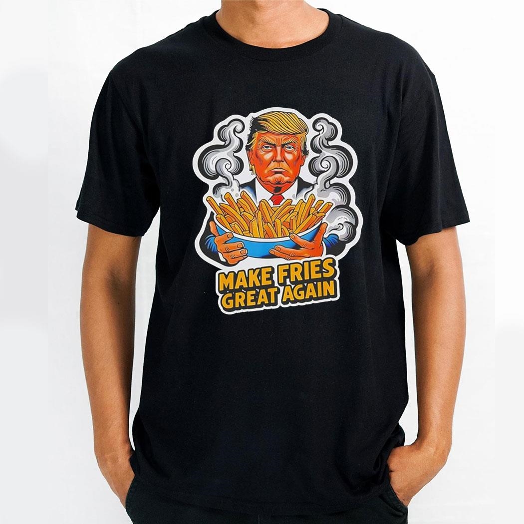 Trump Riding Eagle Mcdonalds Usa American Shirt