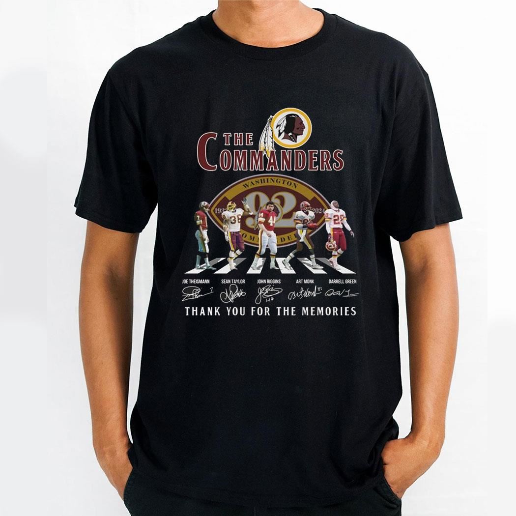 Washington Commanders Thank You For The Memories Of 92 Years Shirt